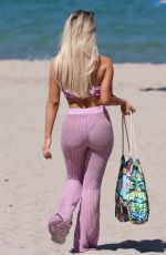 LISA OPIE in Bikini at a Beach in Miami 06/16/2023