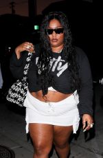 LIZZO Out for Dinner at Craig