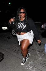 LIZZO Out for Dinner at Craig