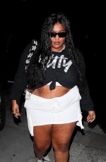 LIZZO Out for Dinner at Craig