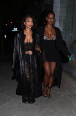 LORI HARVEY and JUSTINE SKYE Leaves Kendall Jenner