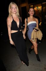 LOTTIE MOSS Arrives at Marc Jacques Burton x Machine Gun Kelly Party at Bacchanalia in London 05/31/2023