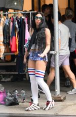 LOURDES LEON and Jonathan Puglia After Doing a Sale Garage in New York 06/17/2023