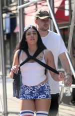 LOURDES LEON and Jonathan Puglia After Doing a Sale Garage in New York 06/17/2023