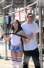 LOURDES LEON and Jonathan Puglia After Doing a Sale Garage in New York 06/17/2023