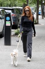 MADELAINE PETSCH Out with Her Dog in Vancouver 06/18/2023