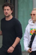 MALIN AKERMAN on a Lunch Date with Husband in Los Feliz 05/31/2023
