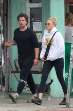 MALIN AKERMAN on a Lunch Date with Husband in Los Feliz 05/31/2023