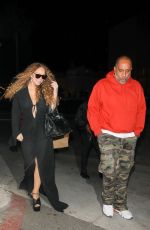 MARIAH CAREY Leaves a Dinner Date in Beverly Hills 05/31/2023