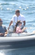 MARISKA HARGITAY and Peter Hermann Back to Their Yacht After a Trip to Sorrento on Amalfi Coast 06/19/2023