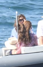 MARISKA HARGITAY and Peter Hermann Back to Their Yacht After a Trip to Sorrento on Amalfi Coast 06/19/2023