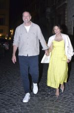 MARISKA HARGITAY Out and About in Rome 06/18/2023