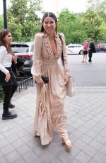 MARTA RIUMBAU Arrives at Marta Lopez and Kiko Matamoros Wedding at Ritz Hotel in Madrid 06/02/2023