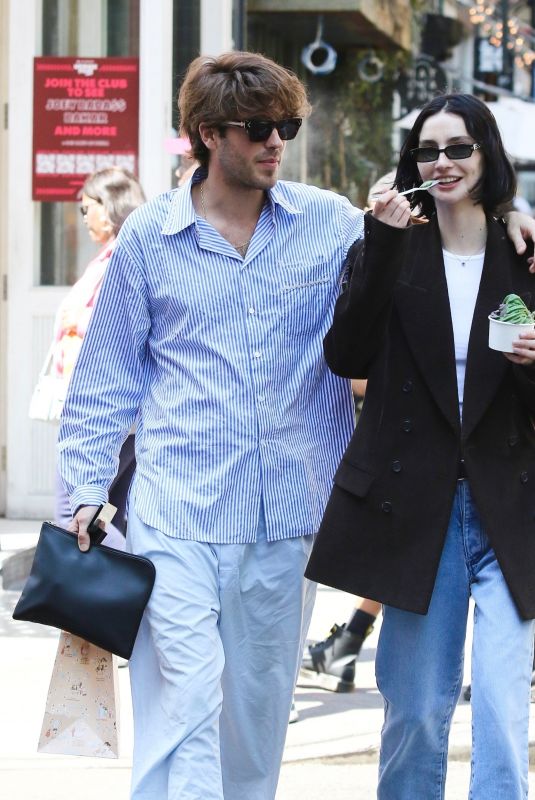 MEADOIW WALKER and Louis Thornton-Allan Out for Ice Cream in New York 05/31/2023