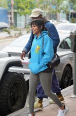 MEAGAN GOOD and Jonathan Majors on a Lunch Date in Hollywood 06/15/2023