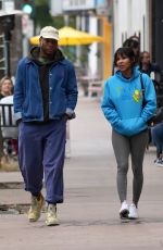 MEAGAN GOOD and Jonathan Majors on a Lunch Date in Hollywood 06/15/2023