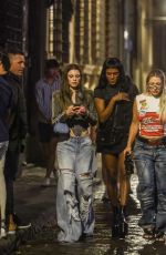 MEGAN ROCHE, JULIA FOX and ASHLEY GRAHAM Party with Leonardo Dicaprio and Tobey Maguire in Florence 06/14/2023
