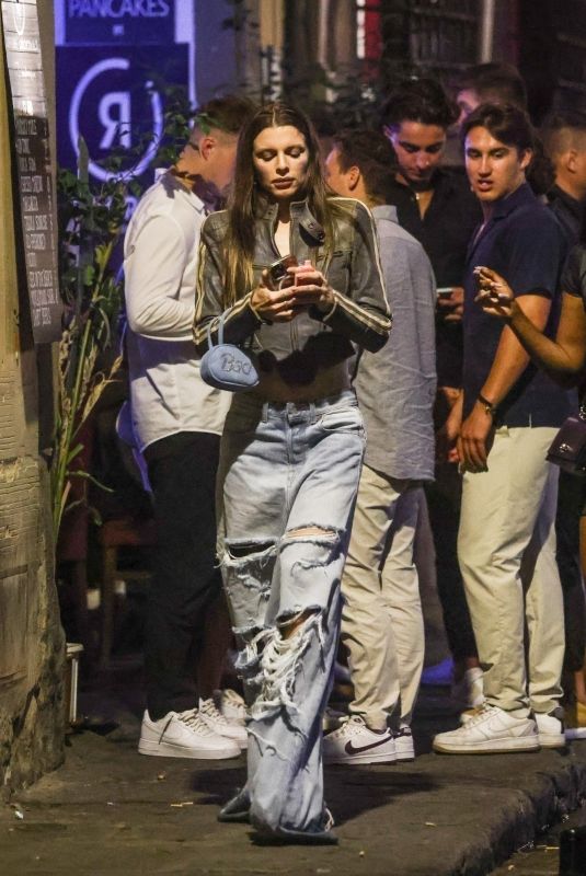 MEGAN ROCHE, JULIA FOX and ASHLEY GRAHAM Party with Leonardo Dicaprio and Tobey Maguire in Florence 06/14/2023