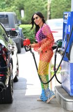 MELISSA GORGA at a Gas Station in Southampton 06/28/2023