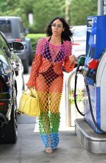 MELISSA GORGA at a Gas Station in Southampton 06/28/2023