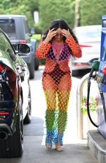 MELISSA GORGA at a Gas Station in Southampton 06/28/2023