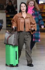 MELISSA LEONG Arrives on a Flight in Melbourne 06/26/2023