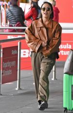 MELISSA LEONG Arrives on a Flight in Melbourne 06/26/2023