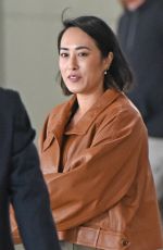 MELISSA LEONG Arrives on a Flight in Melbourne 06/26/2023