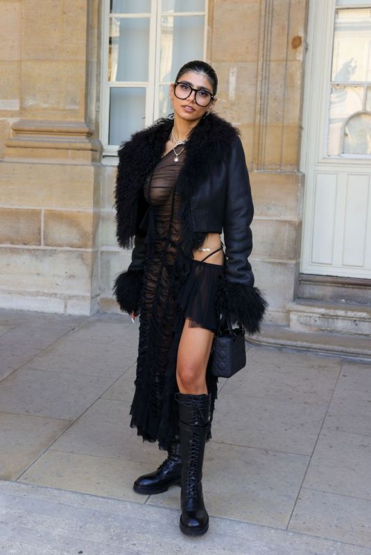 MIA KHALIFA at Ludovic De Saint Sernin Menswear Spring/summer 2024 Show in Paris 06/25/2023