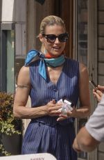 MICHELLE HUNZIKER Heading to Termini Station in Rome 06/09/2023
