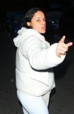MICHELLE RODRIGUEZ Arrives at Janet Jackson