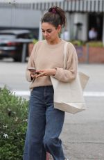MILA KUNIS Out for Lunch at Beverly Glen Deli in Los Angeles 06/12/2023