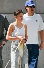 MILLIE BOBBY BROWN and Jake Bongiovi Out with Their Dog in New York 06/28/2023
