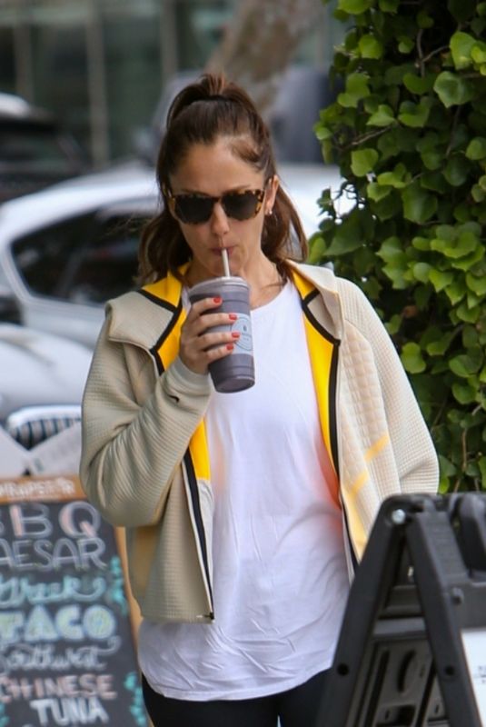 MINKA KELLY Out for a Protein Shake After a Workout in West Hollywood 06/14/2023
