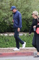 MOLLY SIMS and Scott Stuber Out for Cffee in Santa Monica 06/05/2023