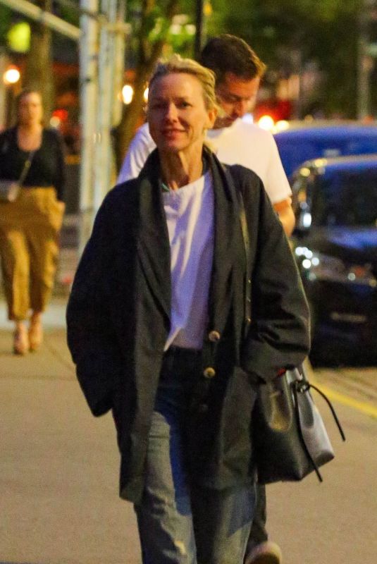 NAOMI WATTS Out for Dinner with Friend in New York 06/21/2023