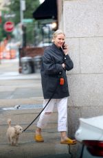 NAOMI WATTS Out with Her Dog in New York 06/14/2032