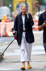 NAOMI WATTS Out with Her Dog in New York 06/14/2032