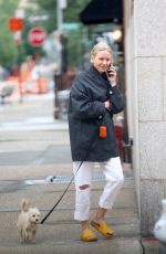 NAOMI WATTS Out with Her Dog in New York 06/14/2032