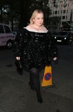 NICOLA COUGHLAN Arrives at Annabel