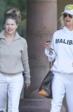 NICOLETTE SHERIDAN Out Shopping with Friend atCross Creek in Malibu 06/28/2023