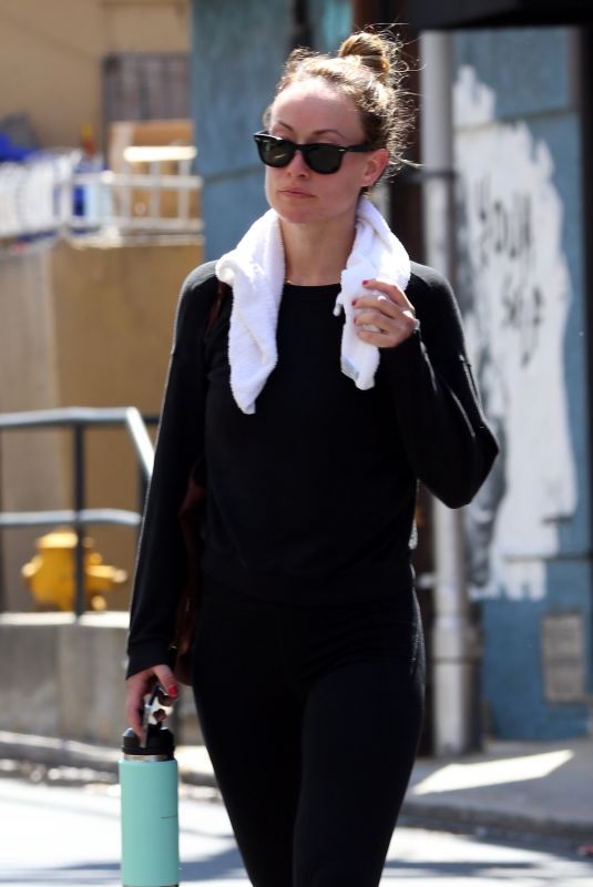 OLIVIA WILDE Heading to a Gym for a Workout in Los Angeles 06/26/2023