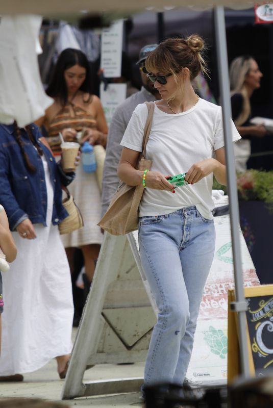 OLIVIA WILDE Heading to Farmers Market for Flowers in Los Angeles 06/24/2023