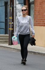 OLIVIA WILDE in an Adidas Sweatshirt Leaves a Gym in Los Angeles 06/16/2023