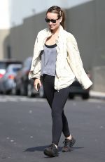 OLIVIA WILDE Leaves a Gym in Los Angeles 06/07/2023