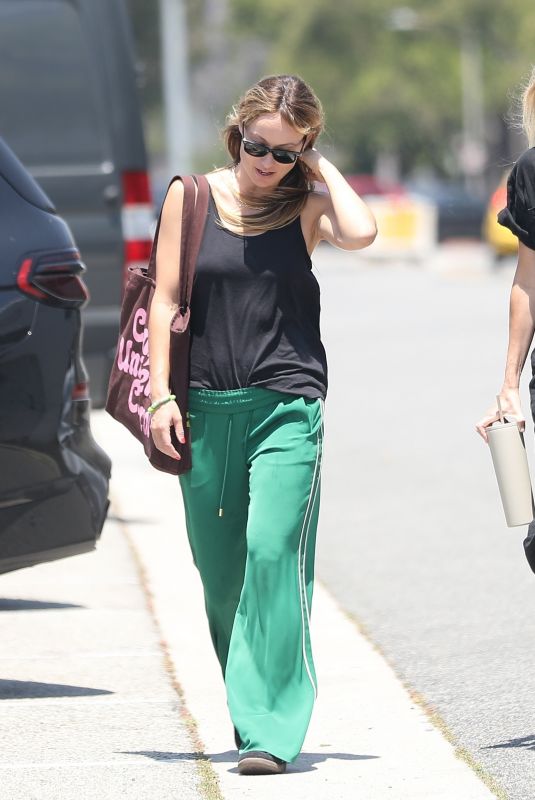 OLIVIA WILDE Leaves Roil Salon in Beverly Hills 06/29/2023