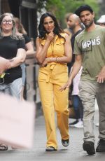 PADMA LAKSHMI Out for a Late Lunch at Fanelli Cafe in New York 06/06/2023