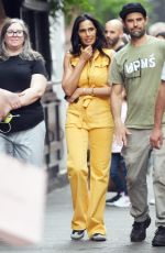 PADMA LAKSHMI Out for a Late Lunch at Fanelli Cafe in New York 06/06/2023