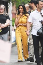 PADMA LAKSHMI Out for a Late Lunch at Fanelli Cafe in New York 06/06/2023
