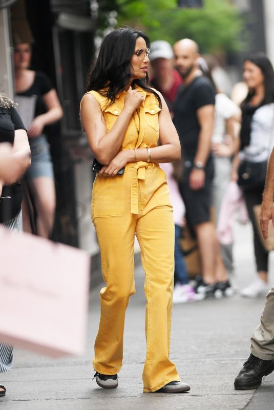 PADMA LAKSHMI Out for a Late Lunch at Fanelli Cafe in New York 06/06/2023
